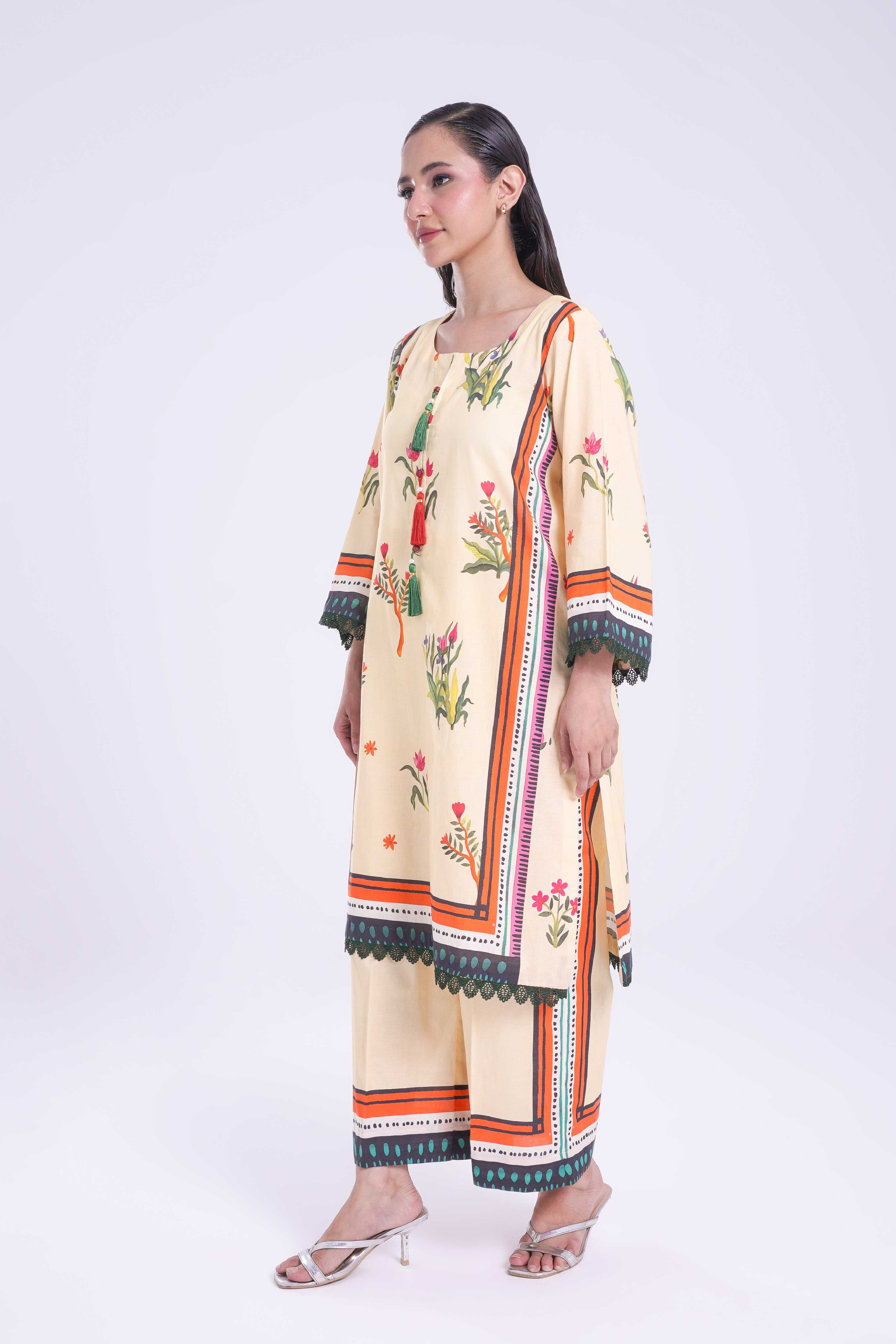 Printed 2 Pc Shirt and Trouser