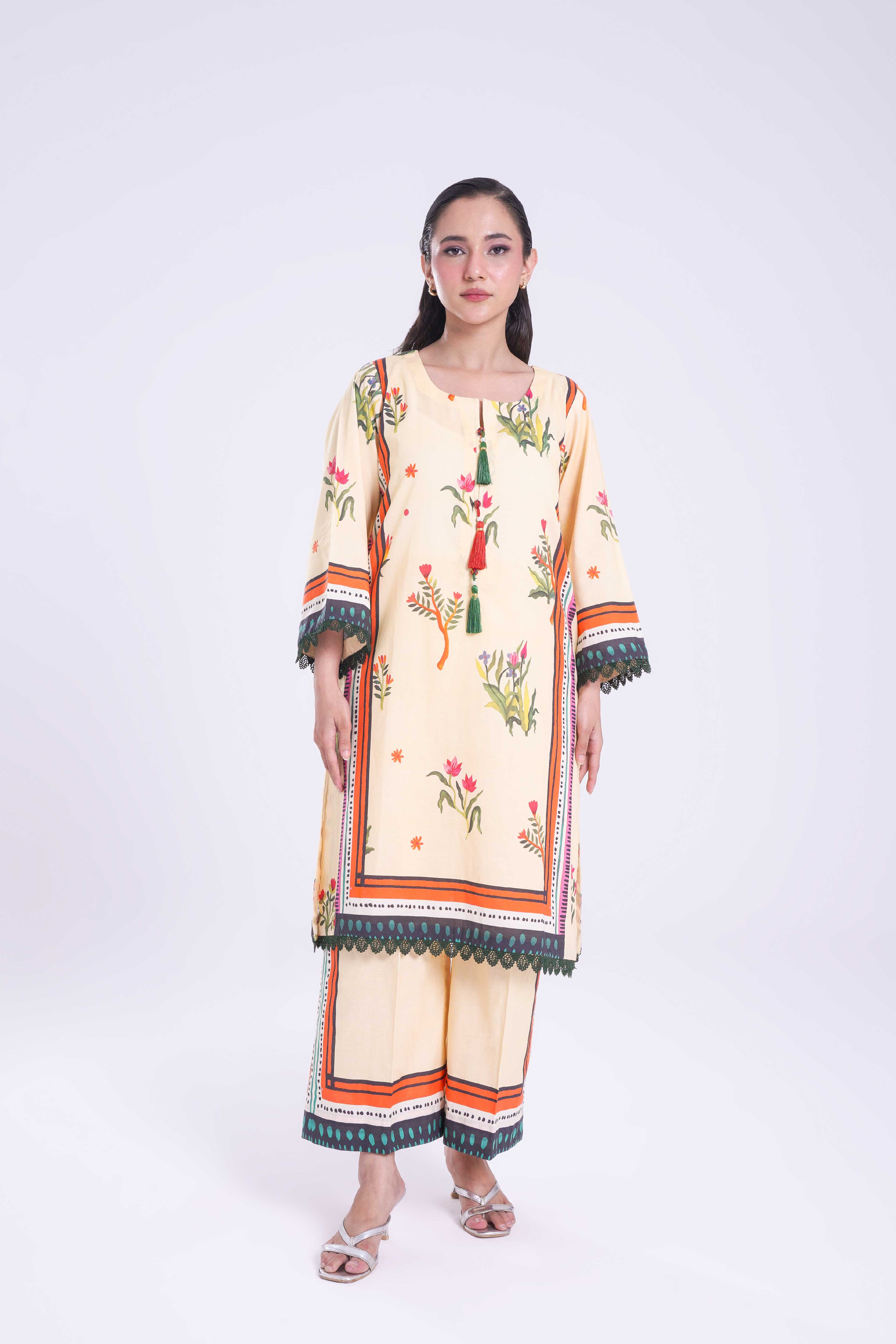 Printed 2 Pc Shirt and Trouser